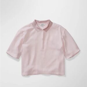 Babaton Pink Polo 77% Triacetate 23% Polyester XXS